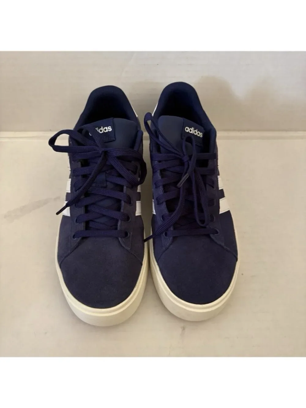 Adidas Men Size 8 Blue Casual Lace Up Daily 4.0 Shoes Sneakers NWB IF4503